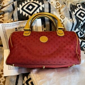 Fendi Vintage EUC Zucchino Canvas Satchel Bag COA*